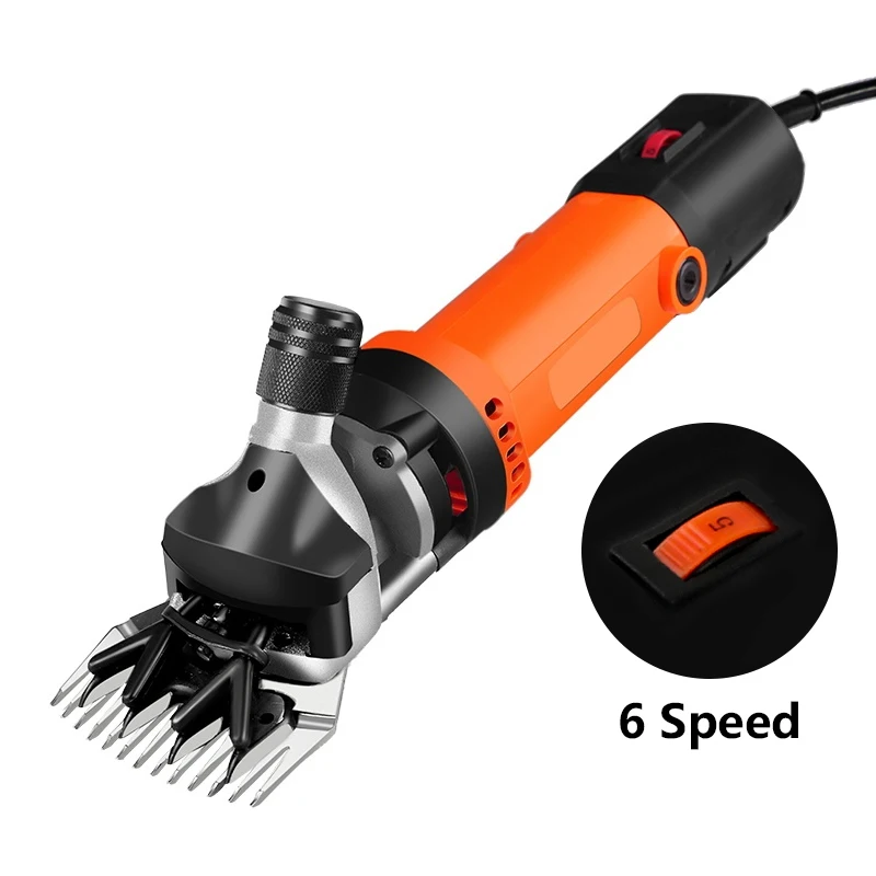 110V/220V 690W Electric Sheep Shearing Clipper 6 Speed Animal Trimmer Cutter Hair Wool Scissor Cutter Goat Clipper Machines Blad