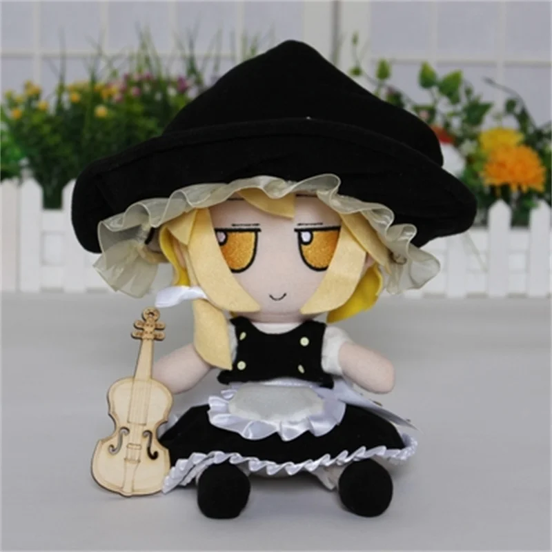 Original Two Dimensions Doll Fumo 20cm Cute Anime Cartoon TouHou Project Kirisame Marisa Cosplay Plush Toy Dolls Collectible Toy