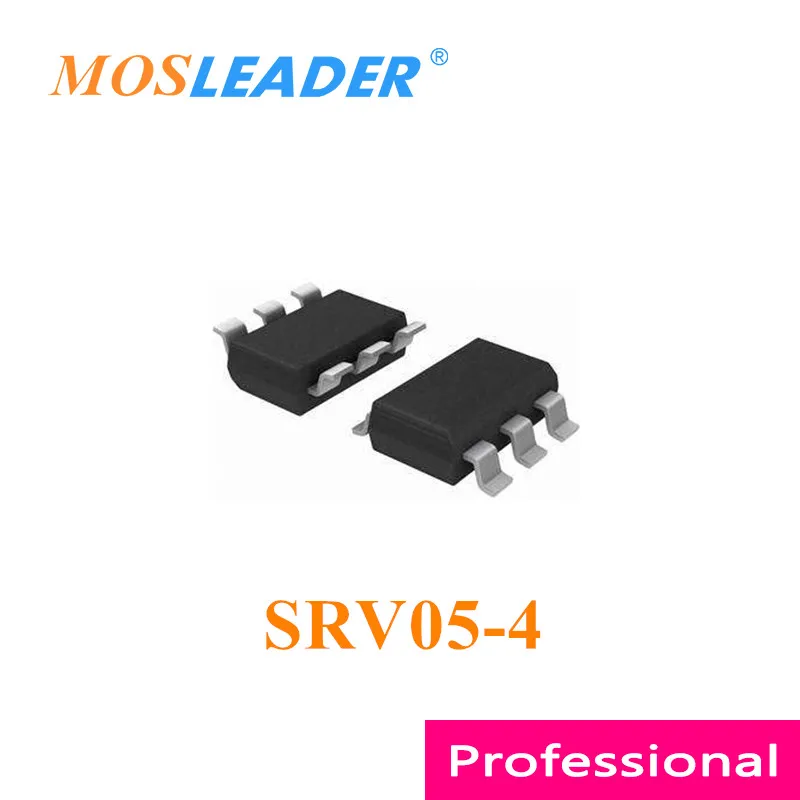 

Mosleader SRV05-4 SOT23-6 1000PCS 3000PCS SRV05-4.TCT SRV05 5V unidirectional polar ESD SRV05 Made in China High quality