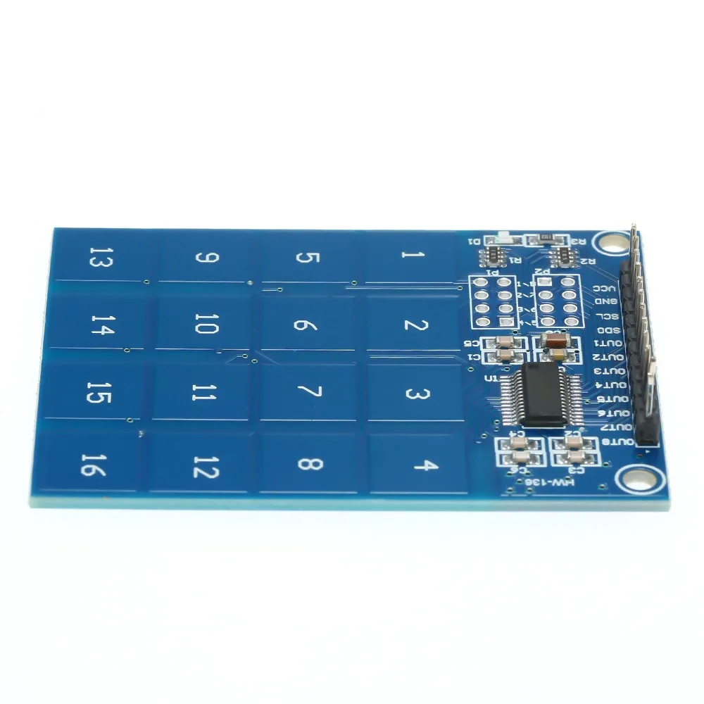 Ttp229 16 canais módulo de interruptor de toque capacitivo sensor de toque digital módulo de sensor de toque placa pcb