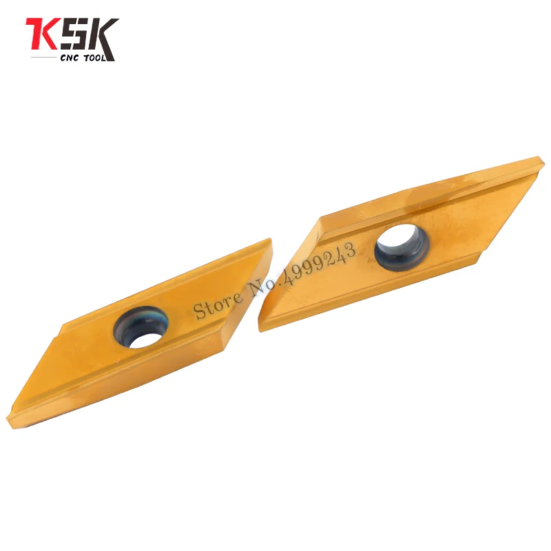 2 Buah XCET310404ER untuk Pemotong Talang ECC31005R untuk Pengerjaan Baja