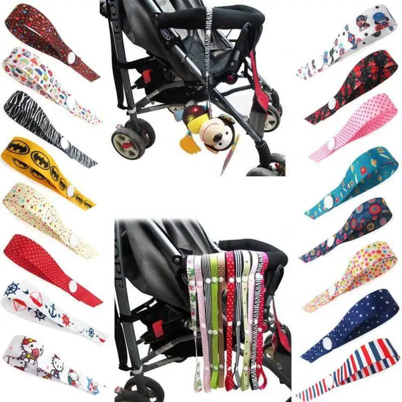 LOT Baby Stroller Pram Pushchair Carriage High Chair Toys Sippy Cup Link Strap