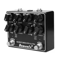 Pedal de preamplificador DemonFX-Bass, alta calidad, Pedal de efectos de bajo Ultra V2