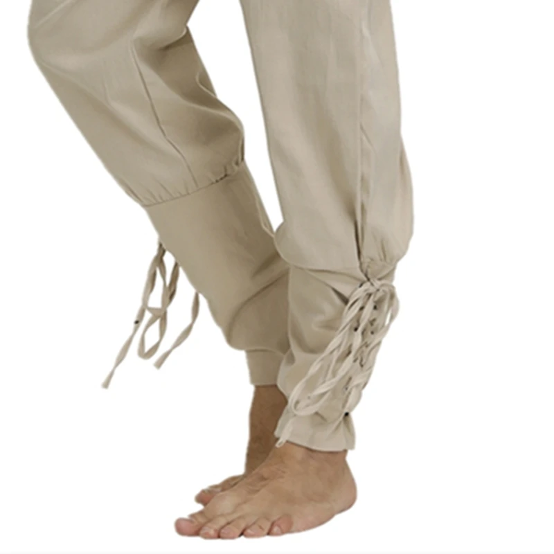 Pirate Pants for Men Cosplay Costumes Renaissance Medieval Gothic Pants Pirate Costume Trouser Men