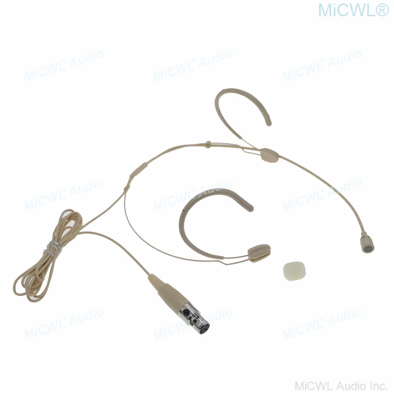 

MiCWL M20 New Updated Version Cardioid Headset Microphone For Shure Wireless BeltPack Transmitter XLR 4Pin Mini Connector