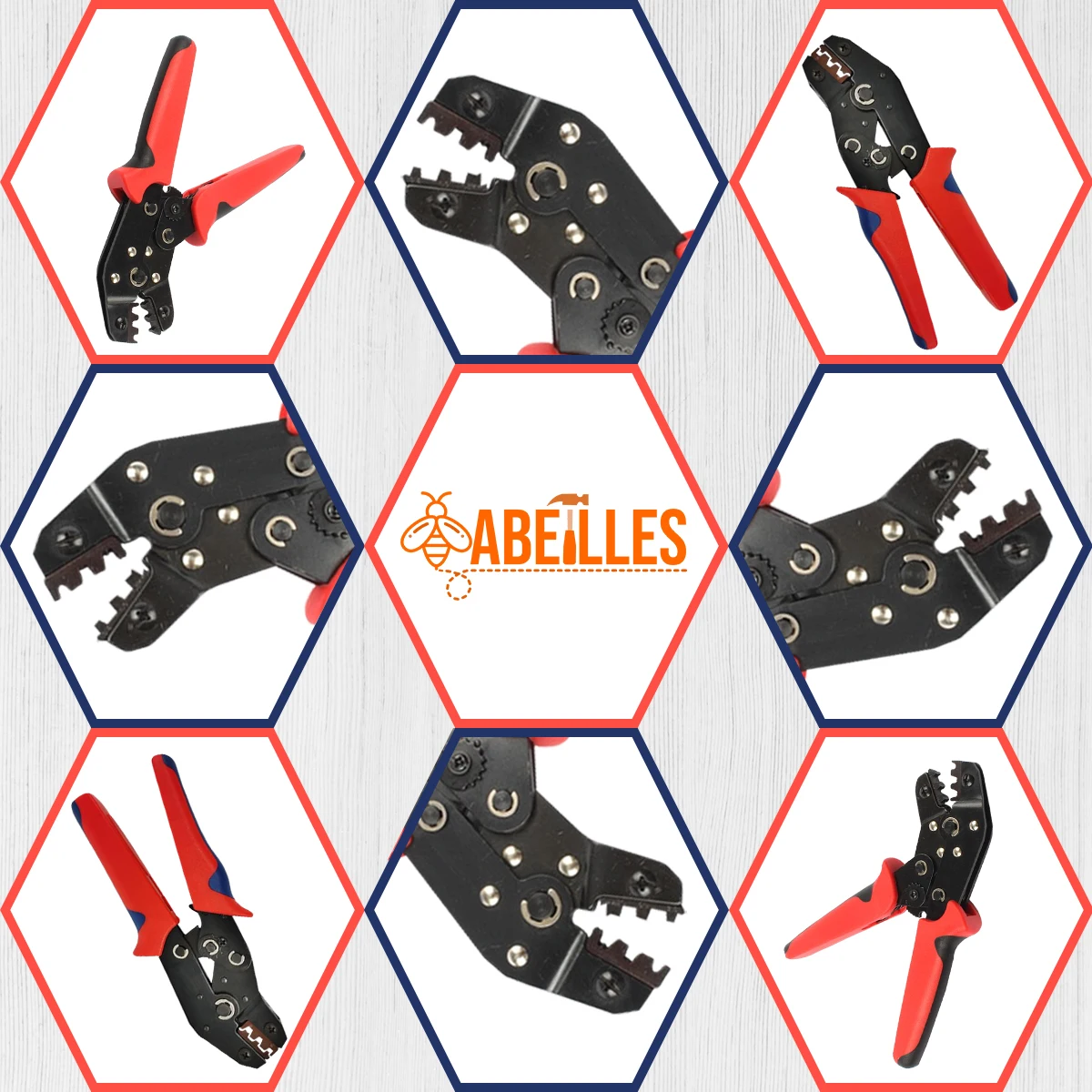 SN-48B Crimping Tool Terminal Crimper Pliers 0.5-1.5mm 10PCS