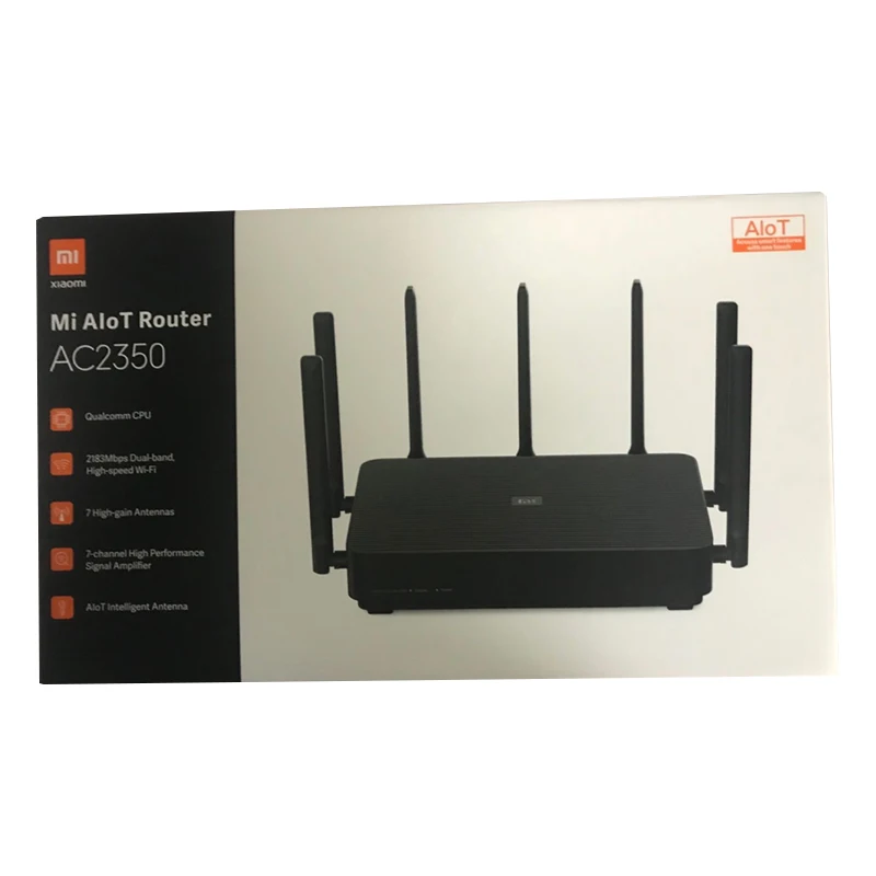 Xiaomi Mi AIoT Router AC2350 Gigabit 2183Mbps 128MB Dual-Band Router Senza Fili di WiFi Wifi Ripetitore Con 7 antenne Ad alto guadagno Più Ampia
