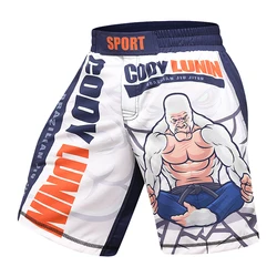 Cody Lundin Sublimation Compression Fight Shorts Gym Fitness Board Pants Top Quality Men Shorts Recreational MMA Short Trouser