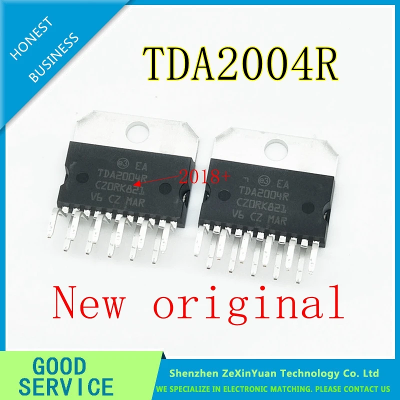 2PCS/LOT TDA2004 TDA2004R ZIP-11 stereo amplifier IC