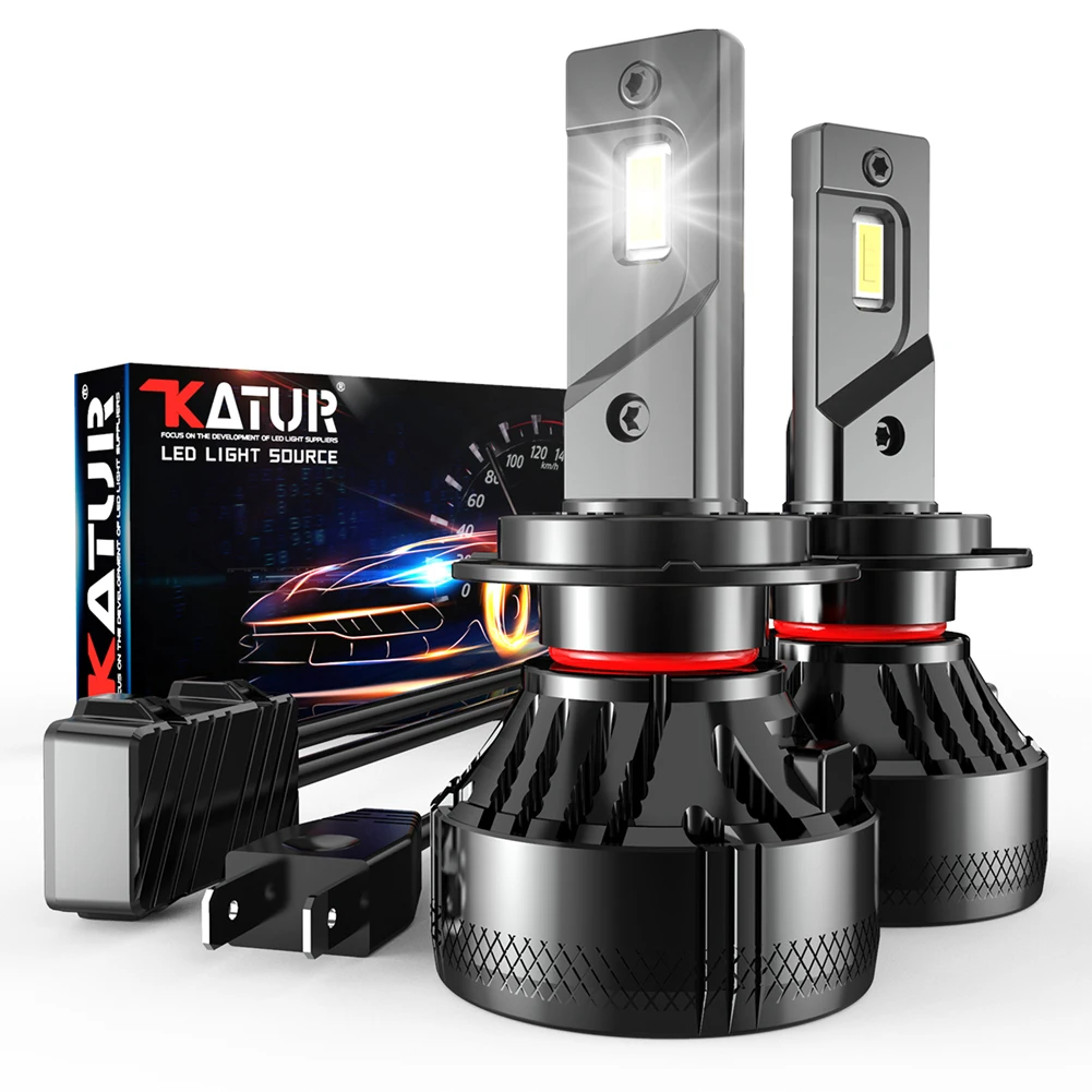 Katur F5 LED Headlights Bulb Fog Light H4 H7 H1 Car LED Headlamp 110W 20000LM H11 H8 9005 9006 9012 LED Bulbs LED H7 headlight