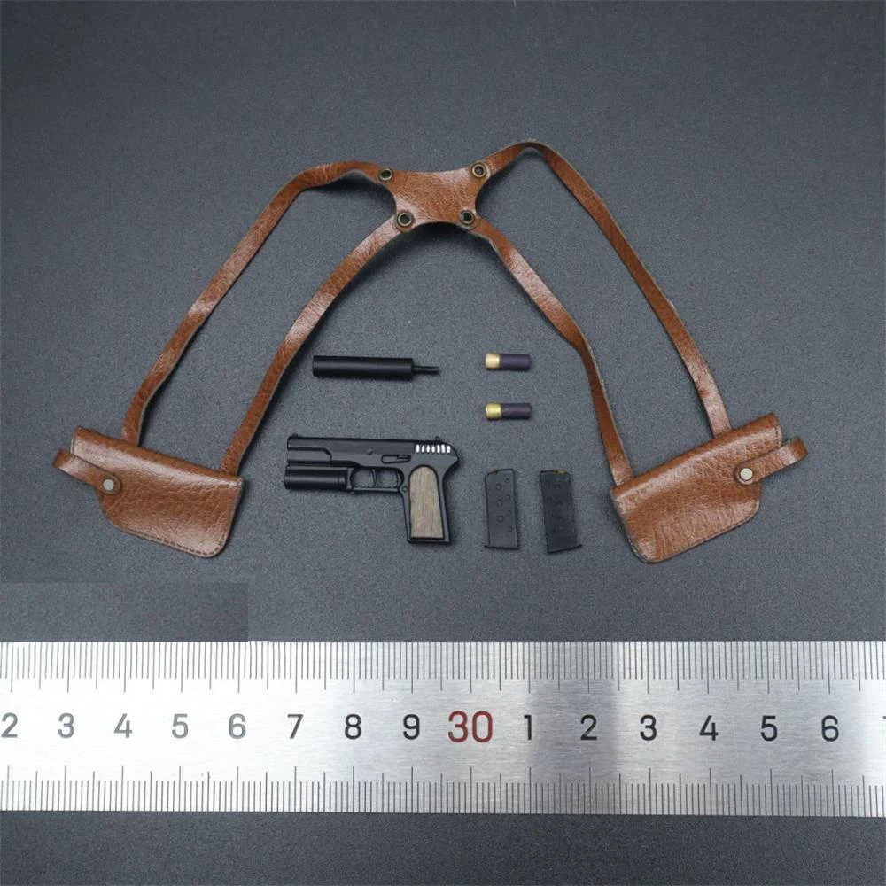 

For Sale 1/6th Weapon Model With Hang Holster Can't Be Fired Suit For Doll Action Accessories