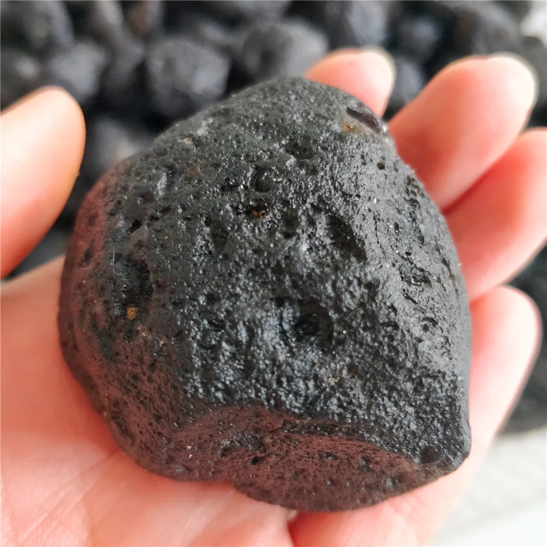 Natural Raw Translucent Meteorite Mineral Specimens Rocks Chakra Healing Falling Palm Stones Collection Gem Yoga Decor In Bulk