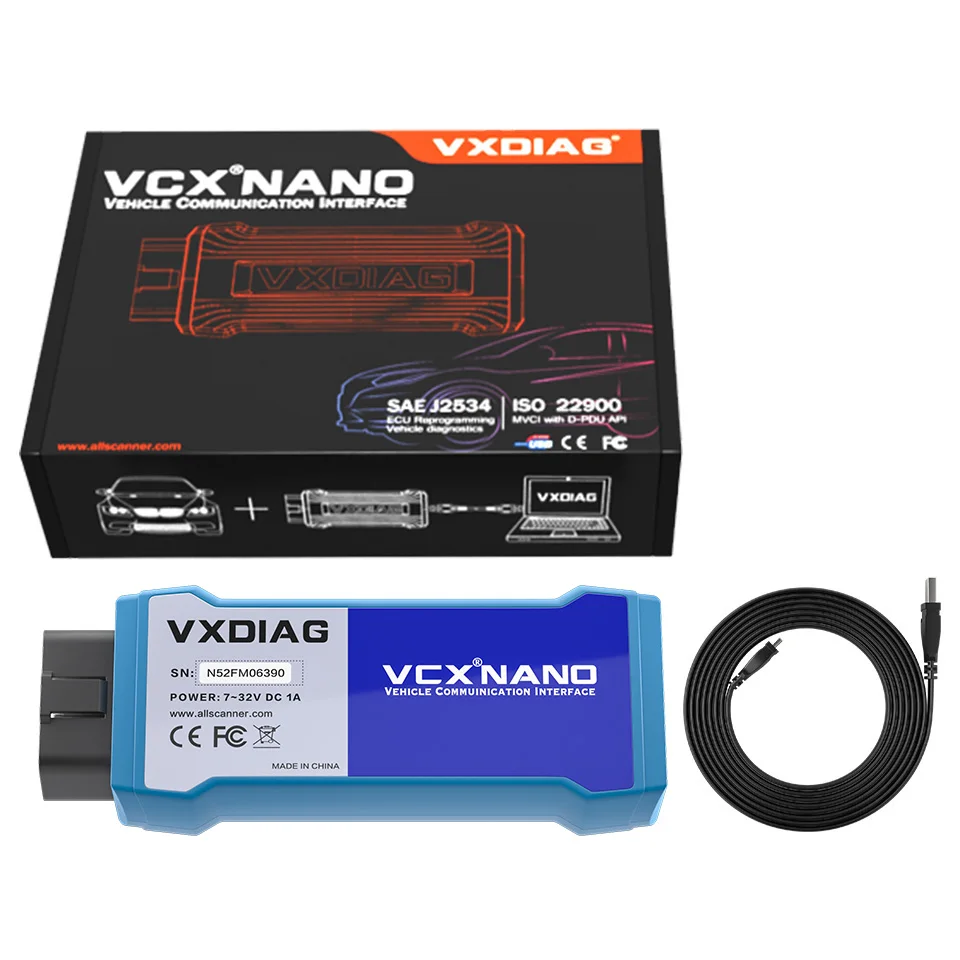 VXDIAG VCX NANO dla GM i Opel OBD2 skaner kodów auto narzędzia diagnostyczne programowanie ECU diagnostyka samochodu dla chevroleta i buicka