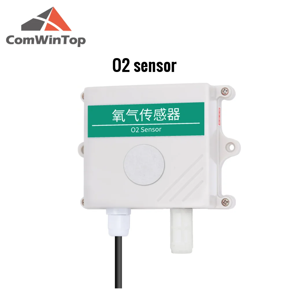 Transmisor de oxígeno inteligente con sensor O2 para invernadero, detector de oxígeno modbus RS485 de 4-20MA, 0-5V, para agricultura