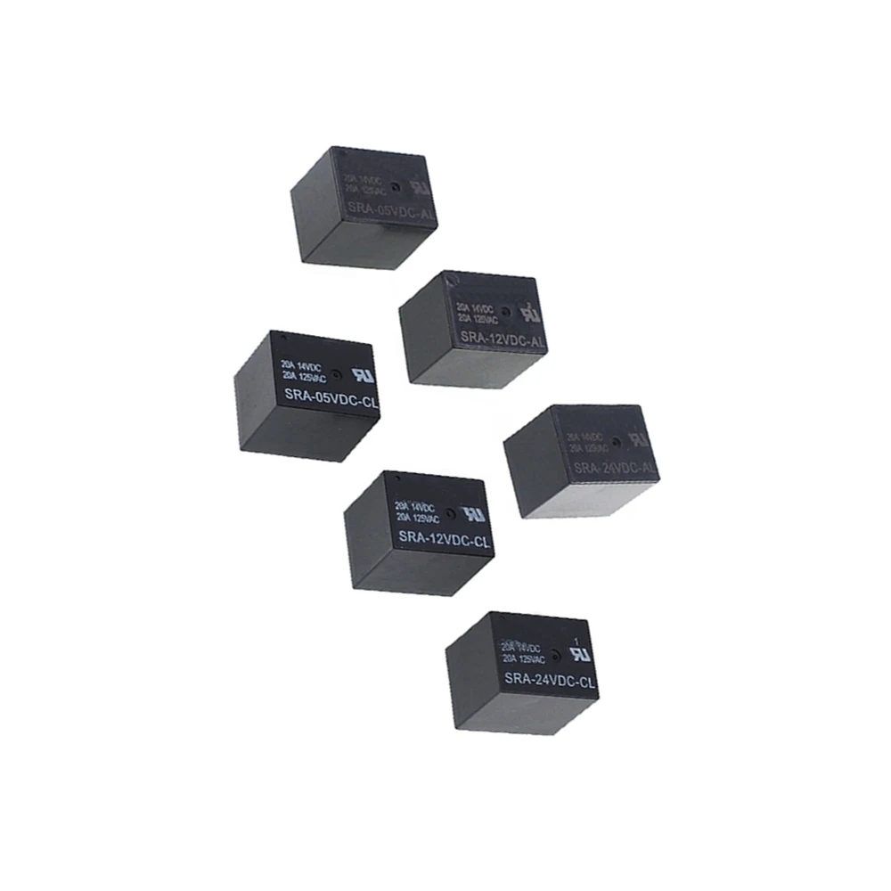 5PCS Automobile Relay DC Power Relay T74 4Pin 5Pin SRA-05VDC-AL SRA-12VDC-AL SRA-24VDC-AL SRA-05VDC-CL SRA-12VDC-CL SRA-24VDC-CL