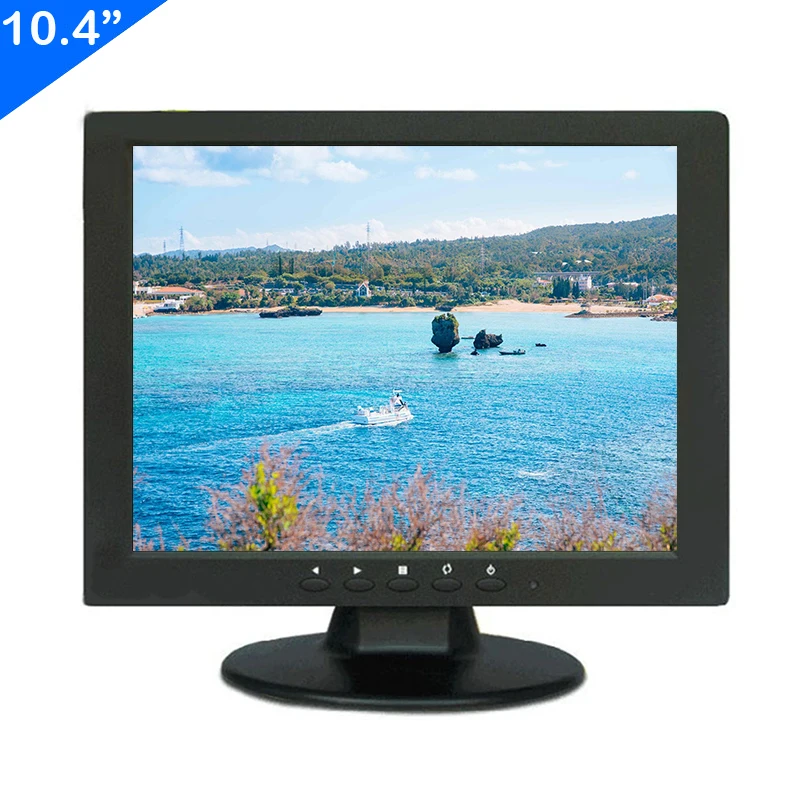 

ZHIXIANDA 10.4 Inch 800*600 TFT LCD Screen Diaplay With BNC HDMI AV VGA USB Input Protable Desktop Monitor