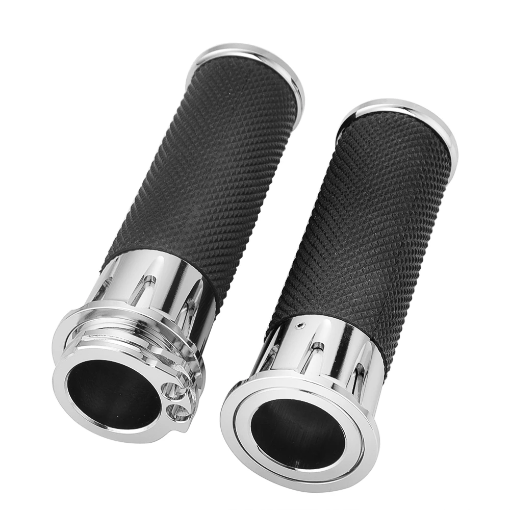 

JAER Motorcycle Handlebar 1" inch 25mm Cross Grip Hand Grips for Harley Sportster Cruiser Bobber Chopper Custom