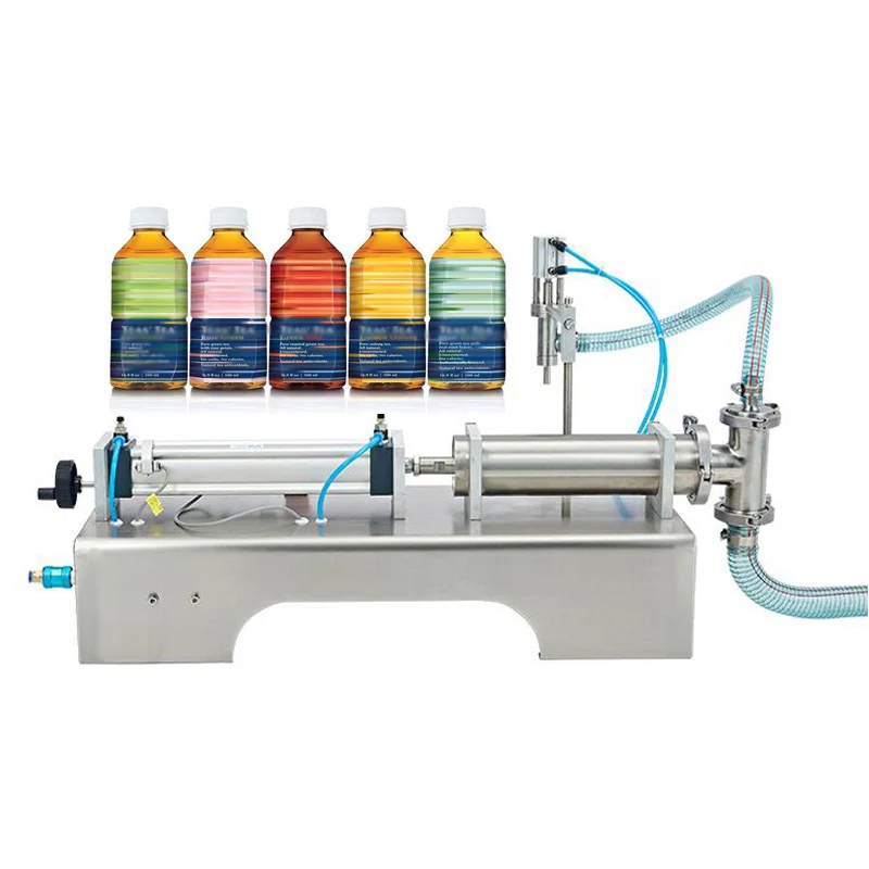 Horizontal Multifunctional Liquid Filling Machine Single Head Quantitative Liquid Filling Machine Single Nozzle Liquid Filling M