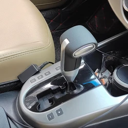 Car Automatic transmission Gearbox Handles Gear Shift Knob Lever Head for KIA Sorento Borrego K2 Freddy Ba Rui  Genuine Leather
