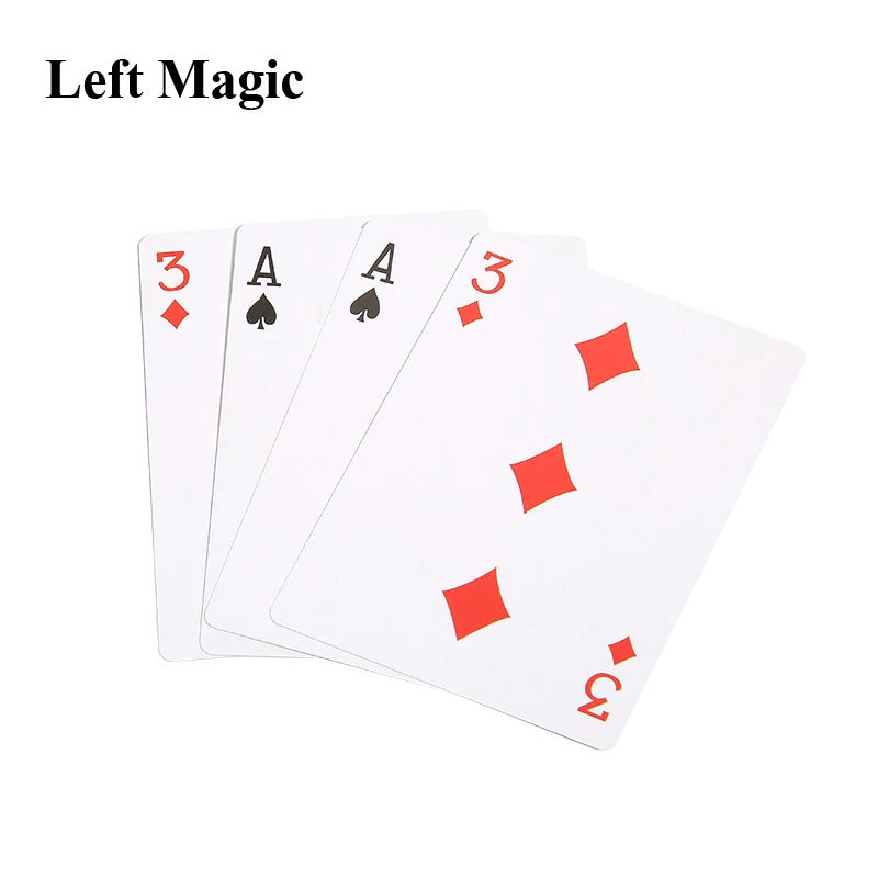 King Of King Cards Magic Tricks Close Up Street Trick Professional Card Trick Magic Gimmick PropsToys Accessories Comedy