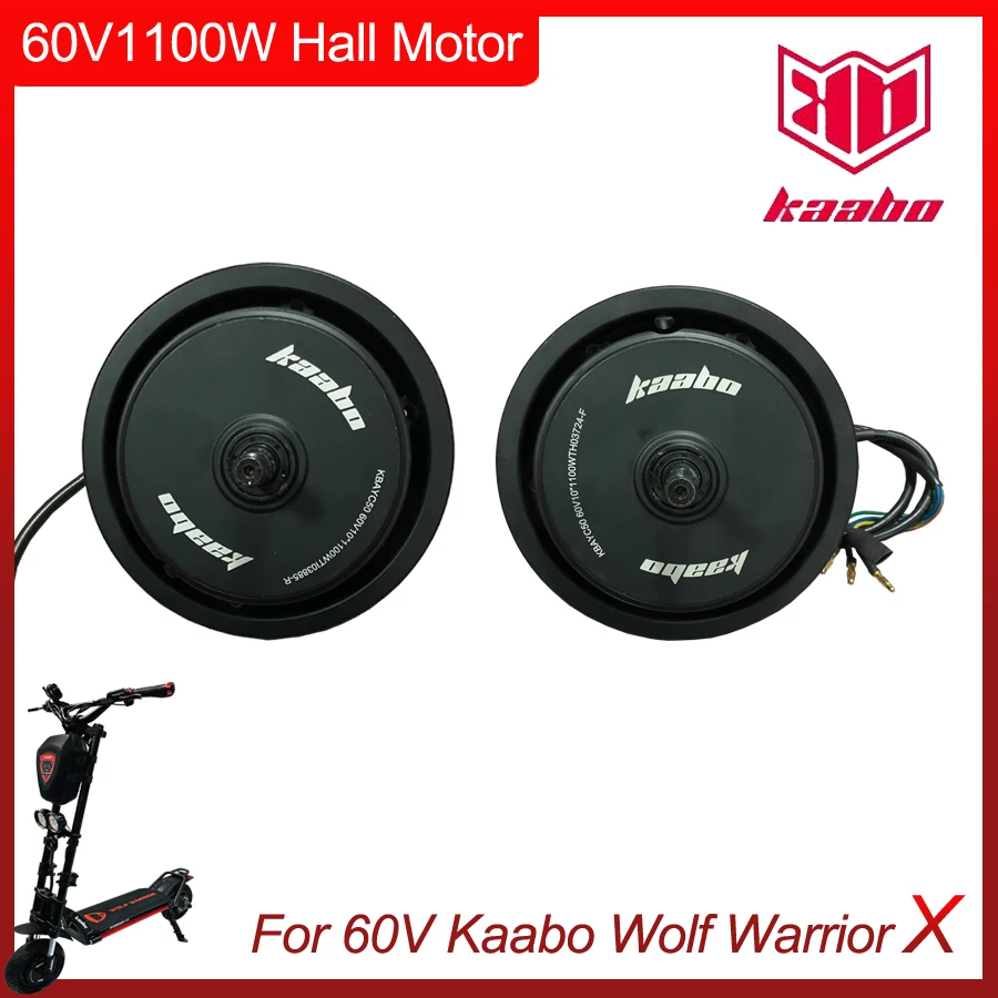 Wolf X 60V1100W Hall Motor Standard Original Engine 1100W for 60V Kaabo Wolf Warrior X 10inch Electric Scooter