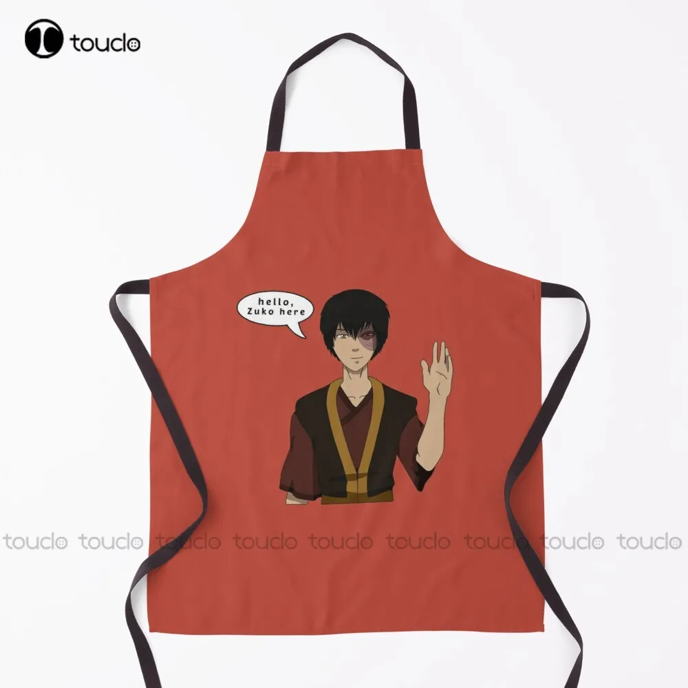 Hello Zuko Here Apron Grill Aprons  For Women Men Unisex Adult Garden Kitchen Household Cleaning Apron