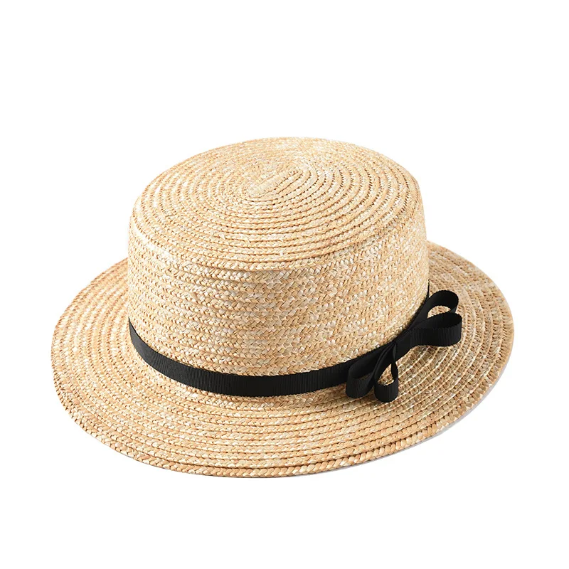 Women Straw Hat Natural Wheat Straw Hats Brim 9CM 7CM and 5CM