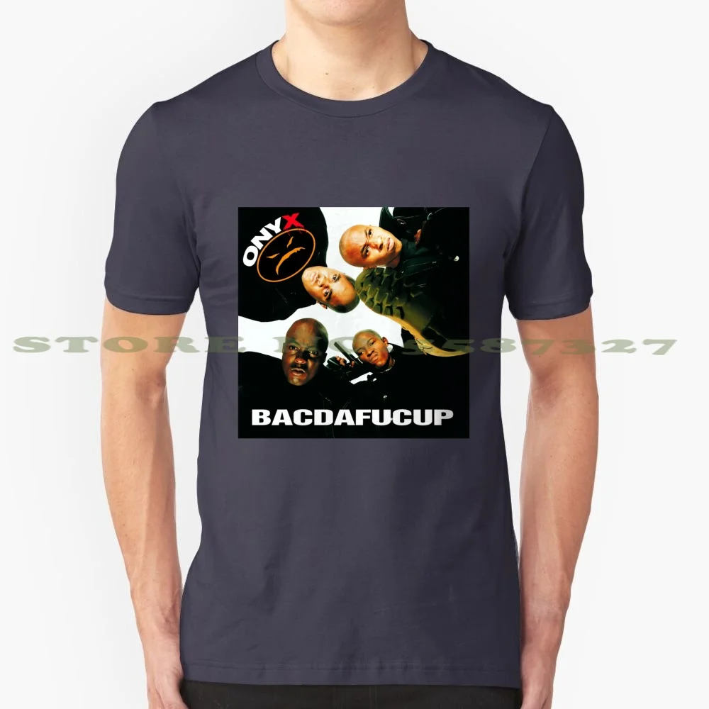 Bcdfcp 100% Cotton T-Shirt Onyx Bacdafucup Rap Hip Hop Slam New York Sticky Finggaz Fredro Starr Dmx