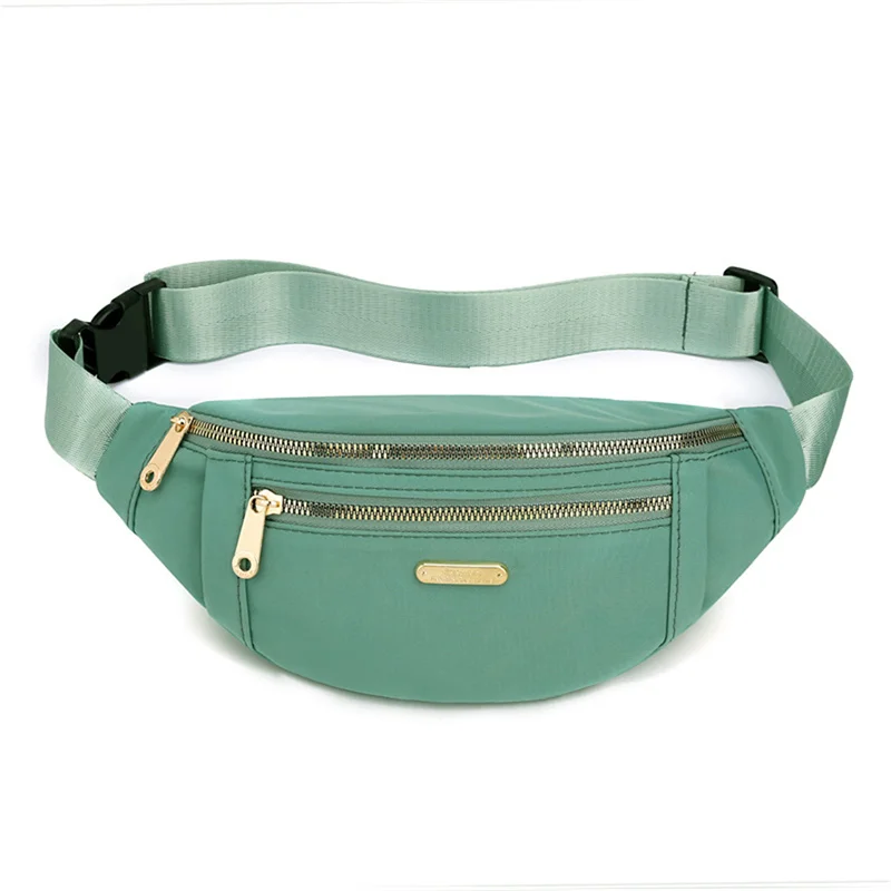 Women Waist Bag Pack Purse Casual Large Phone Belt Bag Pouch Women\'s Canvas Travel Phone Bag Fanny Banana Bag Hip 3 Pockets