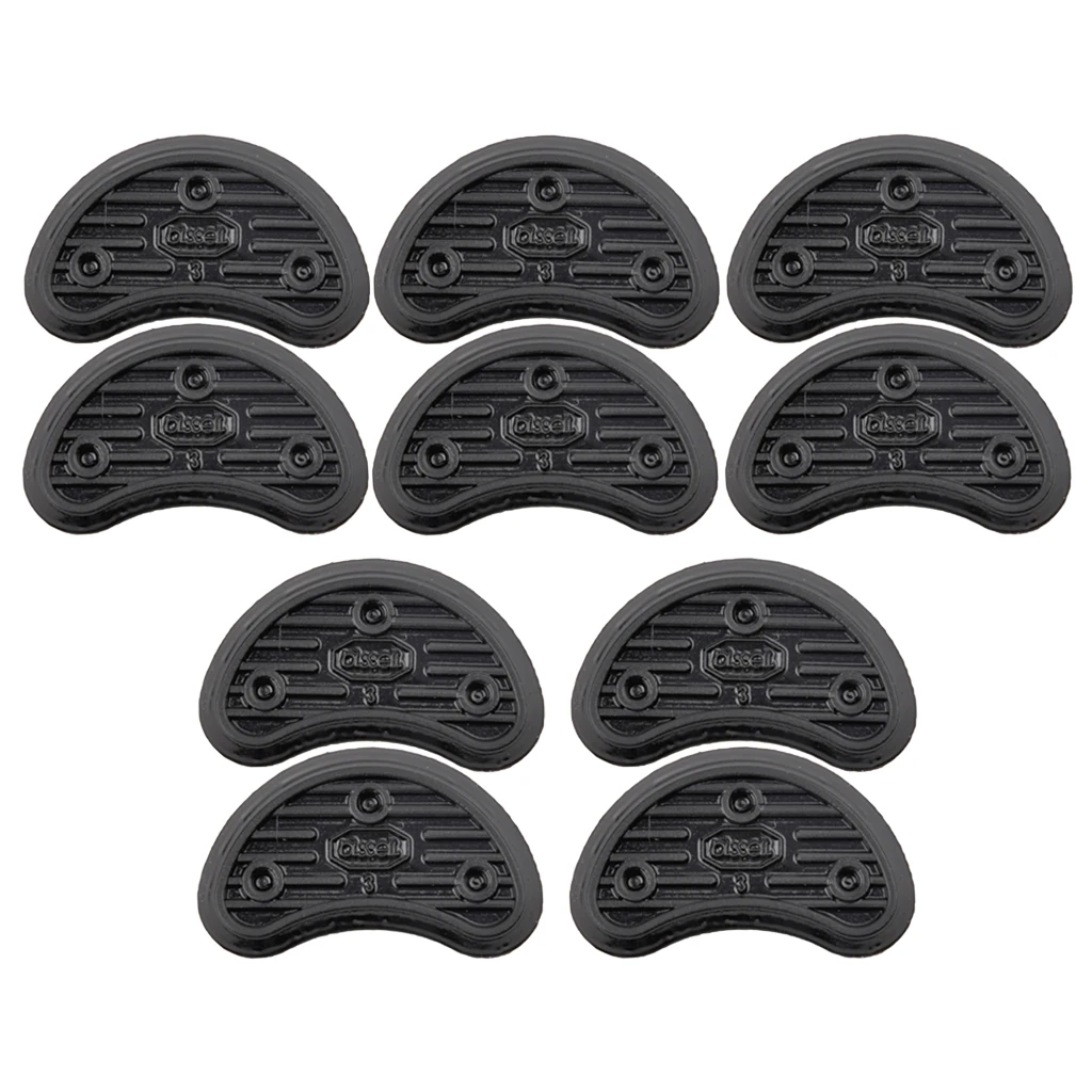 10pcs Rubber Sole Heel And Toe Protector Plates Taps DIY Shoe Repair Kit 2mm