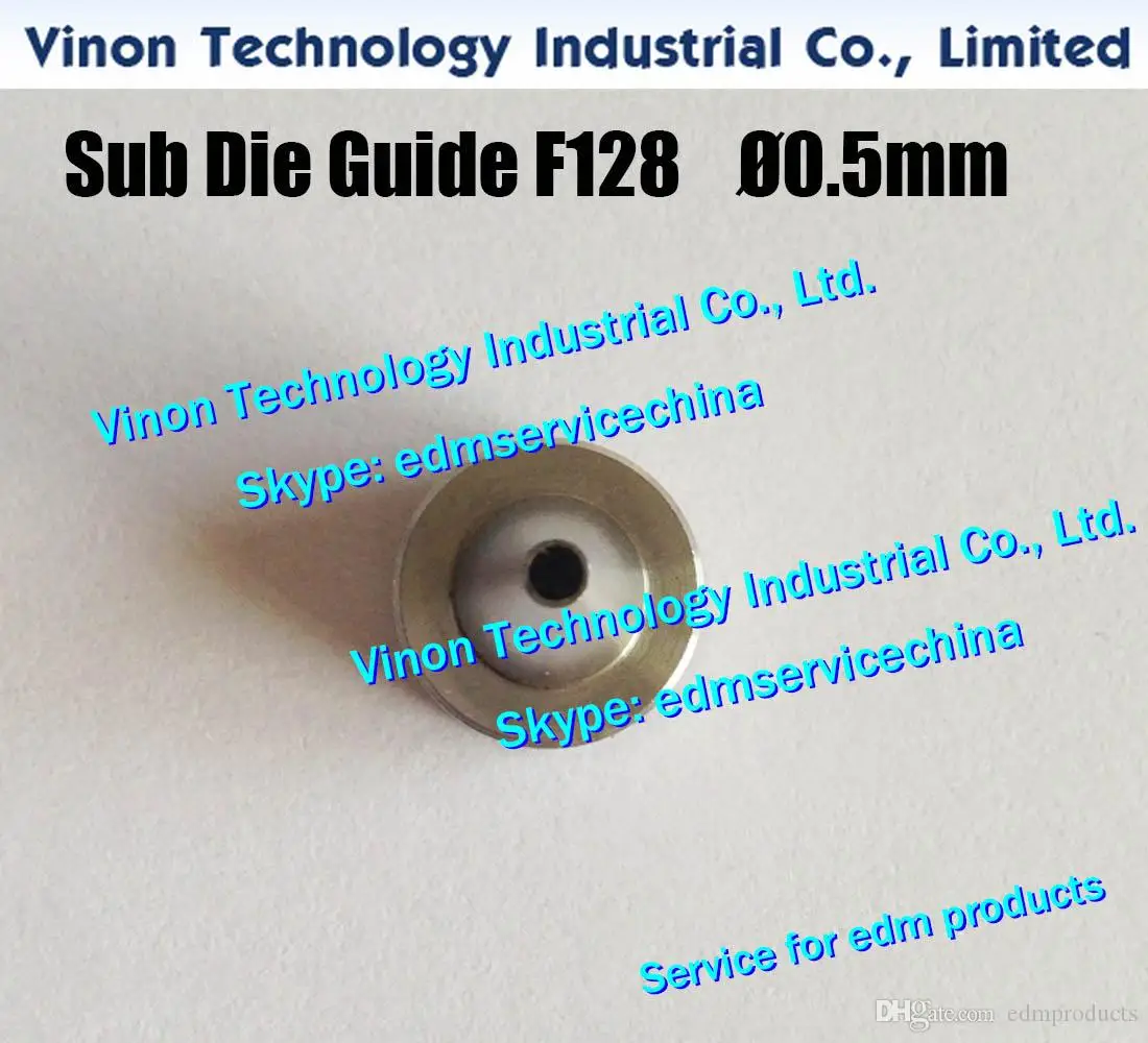 F128 edm Sub Die Guide Ø0.5mm A290-8102-X620 for Fanuc A,B,C,iA,iB,iC,iD A290.8102.X620, A2908102X620 0.5mm Ceramic Guide 24.56.