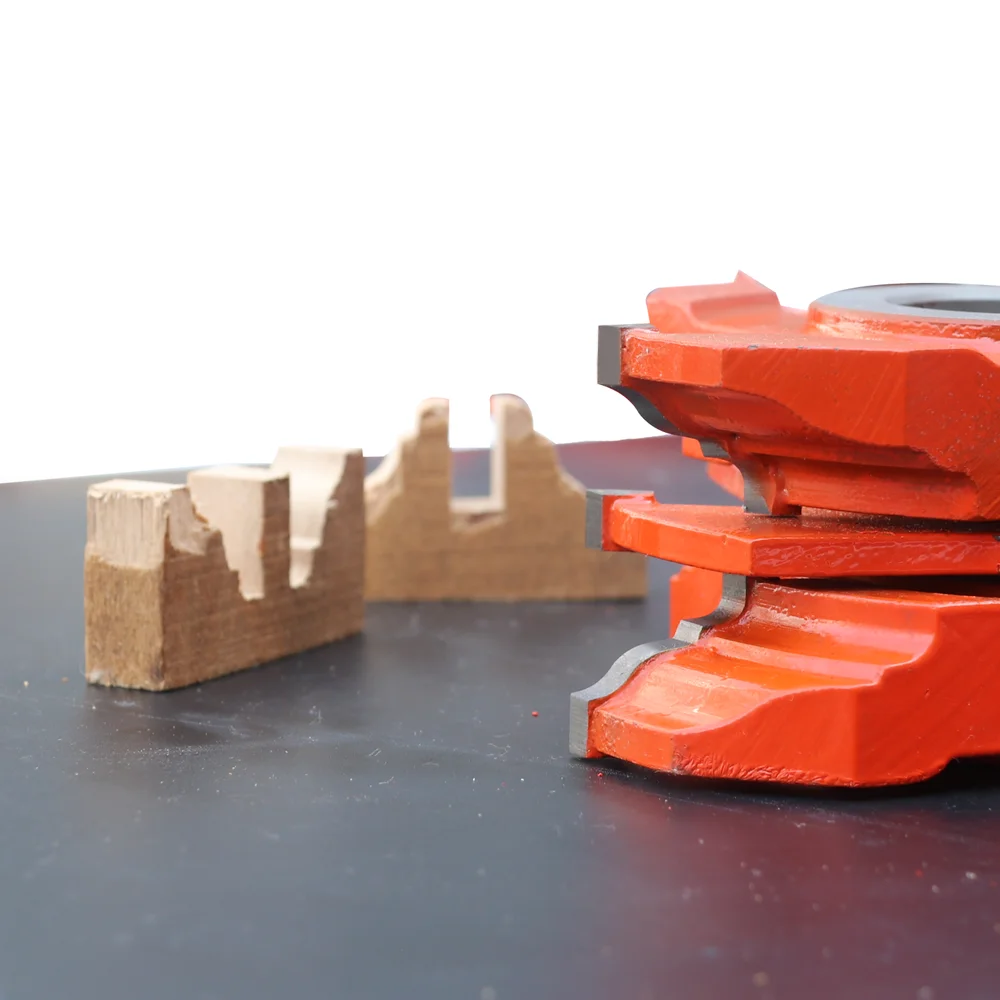 Imagem -03 - Combinado Spindle Shaper Cortador Cabeça para Porta Frame Moldagem Máquinas Moldador Fresa de Madeira Pcs