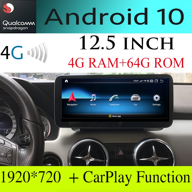 For Mercedes Benz GLK 220 250 280 300 320 350 MB X204 NTG Navi Car Stereo Audio Navigation GPS Android 10.25 12.5 Touch Screen