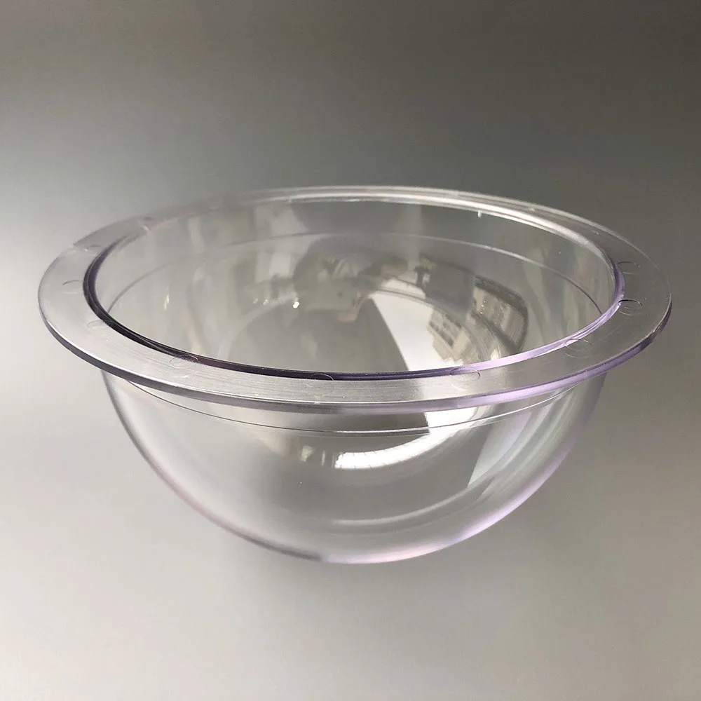 7 Inch Outdoor Weatherproof Camera Shield CCTV Security Camera Protective Cover Polycarbonate Clear Dome Cover Size 180x93.4mm