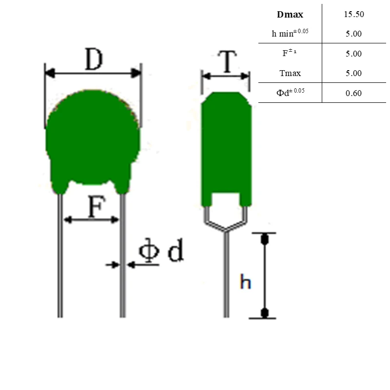 Termistor para máquina de soldadura eléctrica, 10 unidades, 15p15r, H265, PTC, reprime la corriente de sobrecarga de arranque y reemplaza la