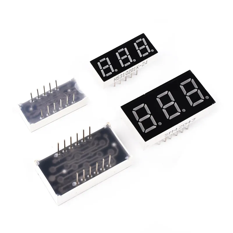 5Pcs Digitale Buis Gemeenschappelijke Anode Gemeenschappelijke Kathode Rood 1 2 3 4 Bit Digitale Buis 0.36 Inch Rode Led display 7 Segment