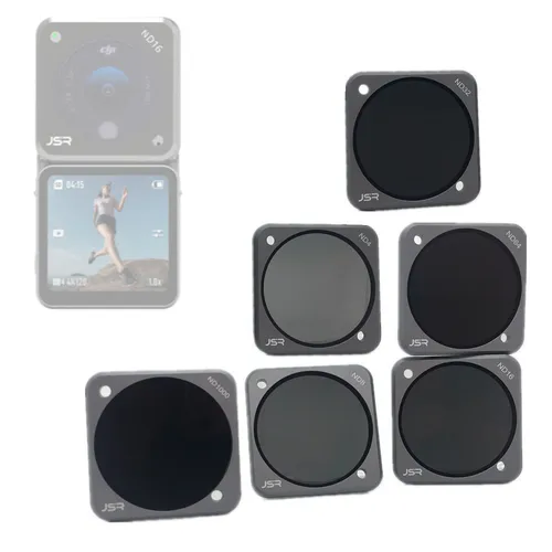 Tapa Protectora de densidad neutra para cámara DJI Action 2, filtro ND de vidrio ND4, ND8, ND16, ND32, ND64, ND1000