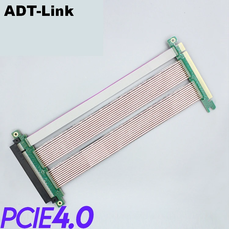 High Speed PC Graphics Cards 4.0 PCI Express Connector Cable Riser Card PCI-E X16 4.0 Flexible Cable Extension Port Adapter 35cm