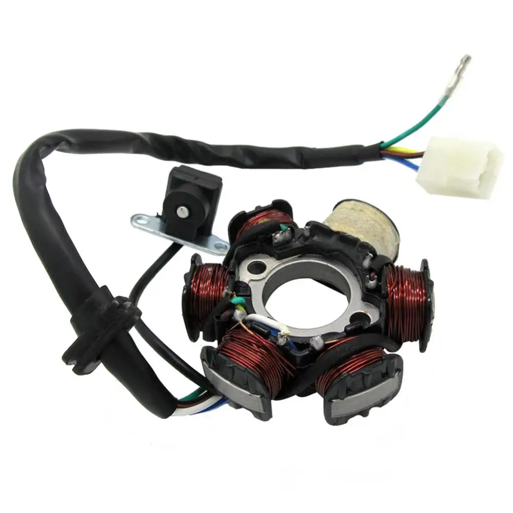 80% Dropshipping!! Stator magnétique pour scooter, 6 Végét, 5 fils, 50cc, 110cc, 125cc, 150cc, façades RL, cyclomoteur