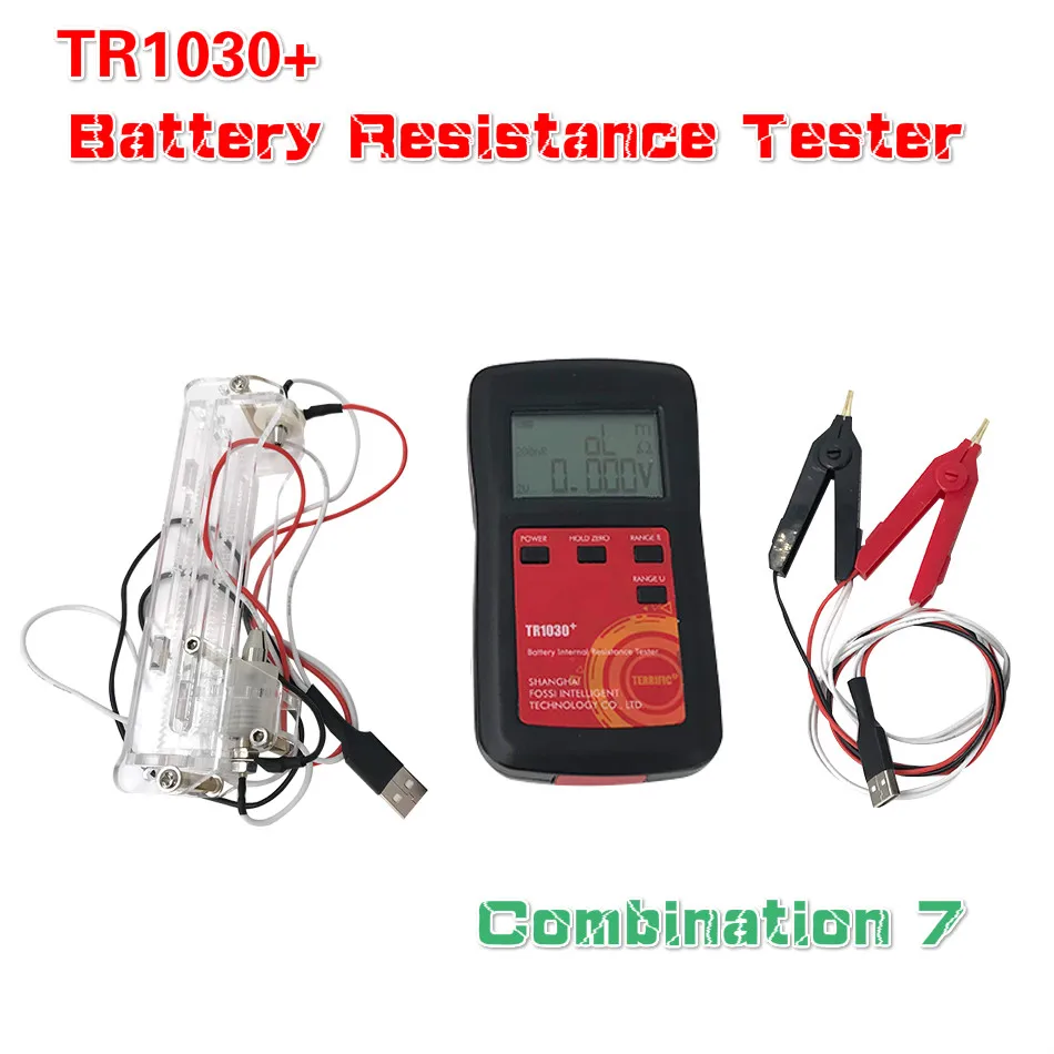 

Upgrade YR1030 Lithium Battery Internal Resistance Test TR1030 Electrical DIY 18650 Nickel Hydride Button Dry Battery Tester C7