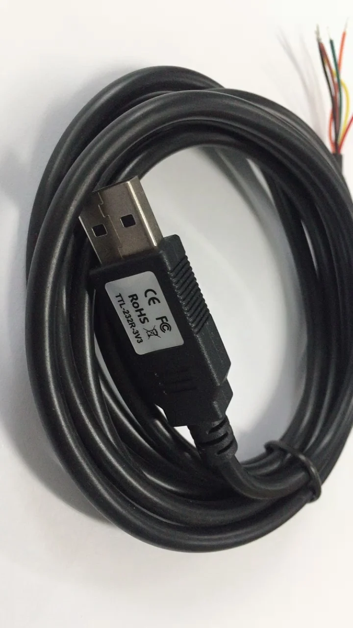 USB-SERIAL CABLE, Ftdi Chip, 3.3 V Ttl Cable Embout USB vers Uart Cable