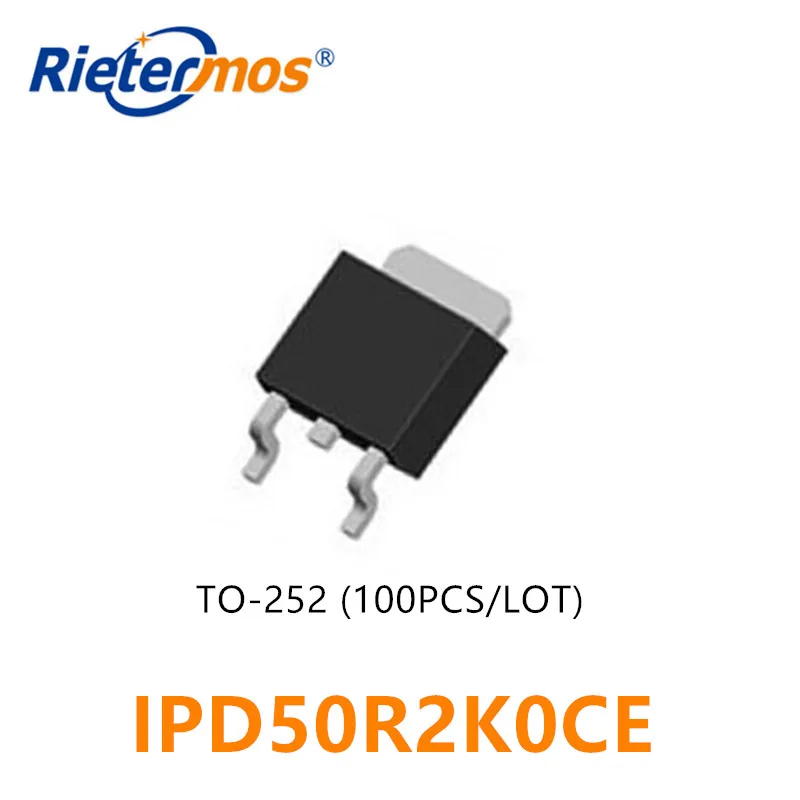 

100PCS N-CHANNEL 500V IPD50R2K0CE IPD50R2K0 50R2K0CE TO252 HIGH QUALITY