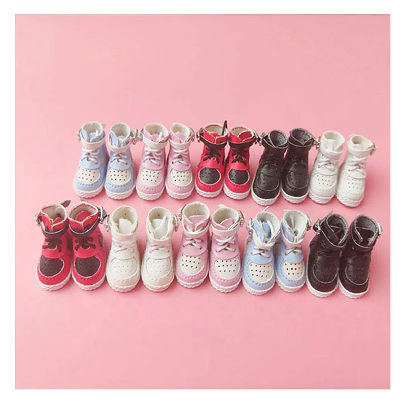 

OB11 shoes high shoes with unlocked buckle for obitsu11 piccodo body 9 doll shoes dolls accesories 5 colors mini shoes for dolls