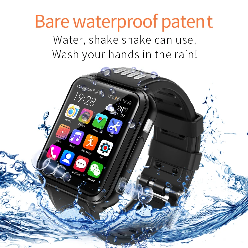 4G Children\'s Smart Watch Android 9.0 Boys Girls Dual Cameras Photo GPS Location Phone Wifi Internet APP Download Call Recording