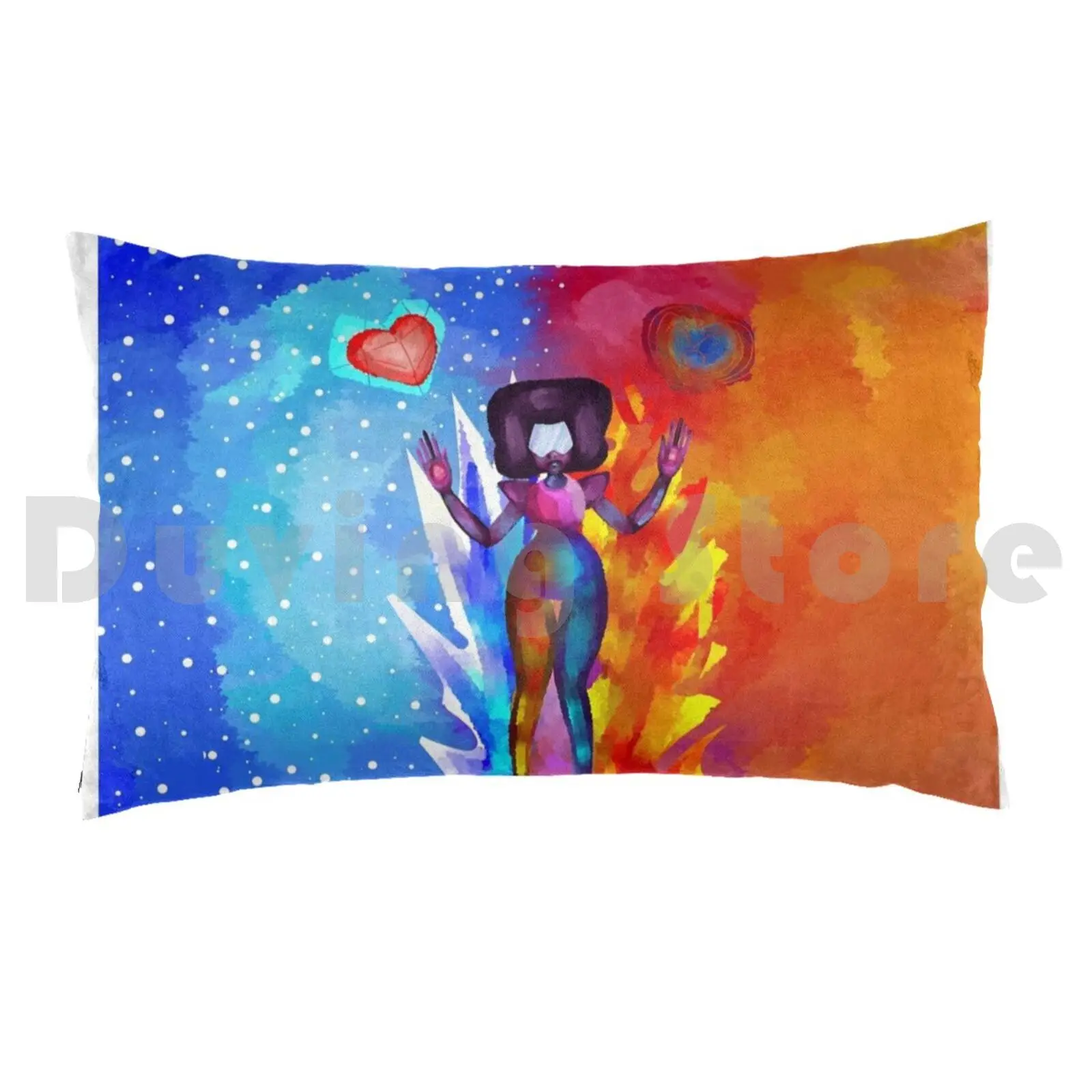 I Am Made Of Love Pillow Case Printed 50x75 Steven Universe Garnet Cute Sapphire Ruby Fanart Rupphire Sapphuby