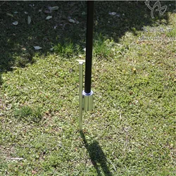 Beach Flag Pole Pole, Ground Spike, Rotating Ground Spike, Bearing for Blade, Teardrop Pole, Feather Flag Base, Easy to Rotating