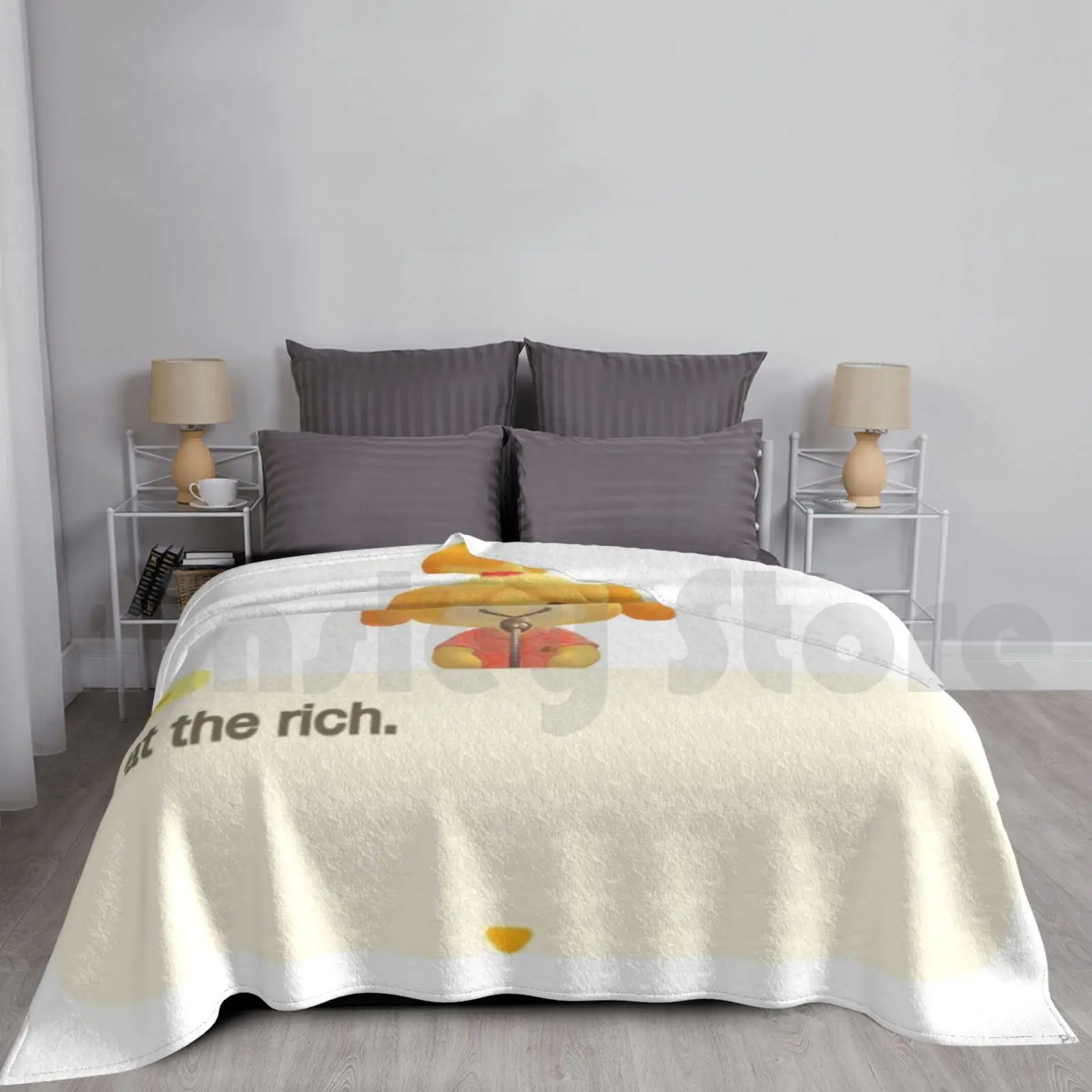 Eat The Rich-Isabelle Blanket For Sofa Bed Travel Acnh New Horizons Isabelle Eat The Rich Bernie Socialism