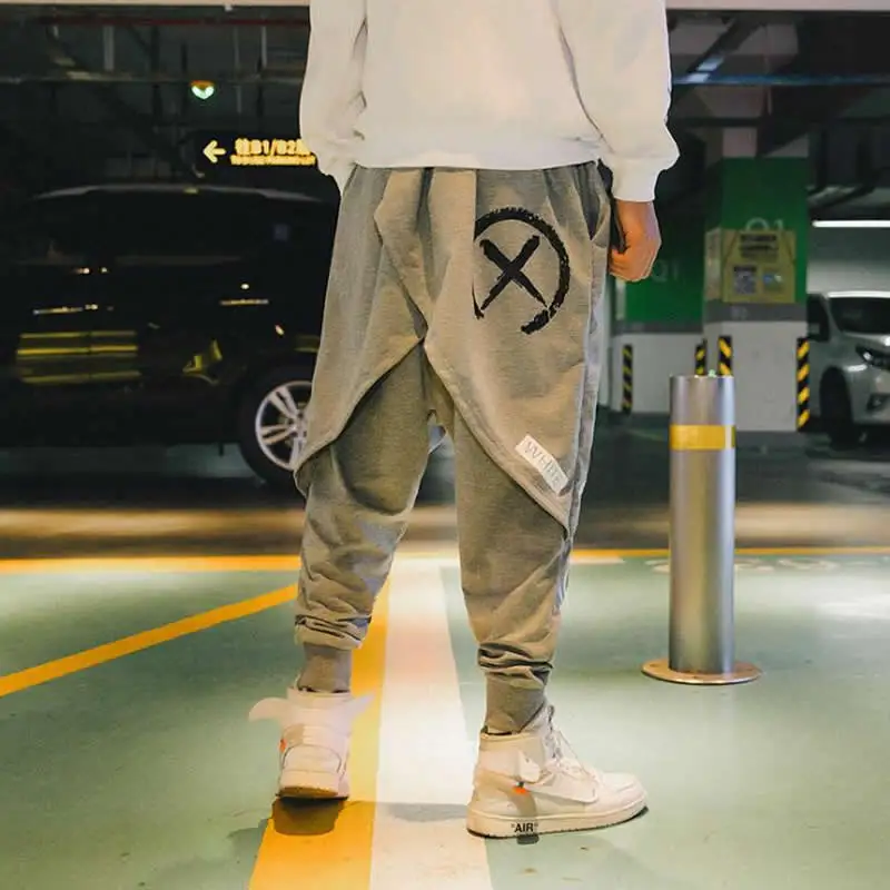 Harem Pants Men Mens Streetwear Casual Joggers Pants Male Fashions Hip hop Track Pants Sweatpants