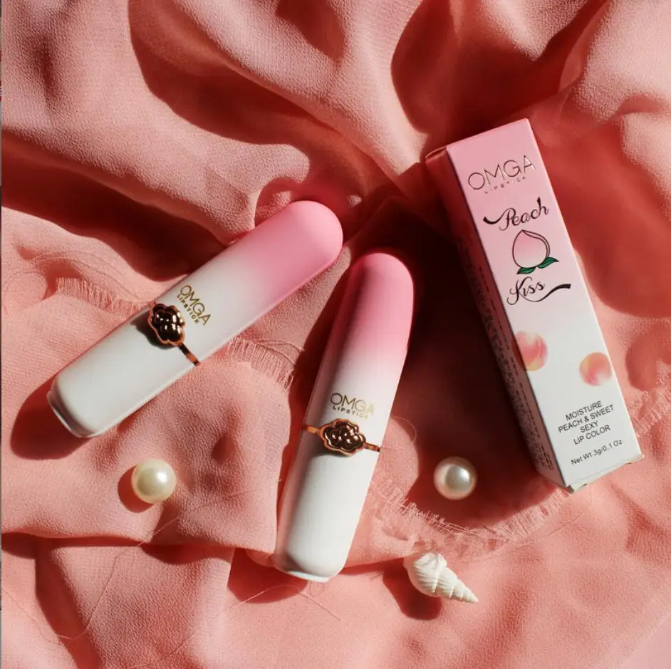 Vitality Color Lip Balm Change Lipstick Peach Girl Moisturizing Long Lasting Lip Gloss Makeup Lip Care Repair Korean T2071