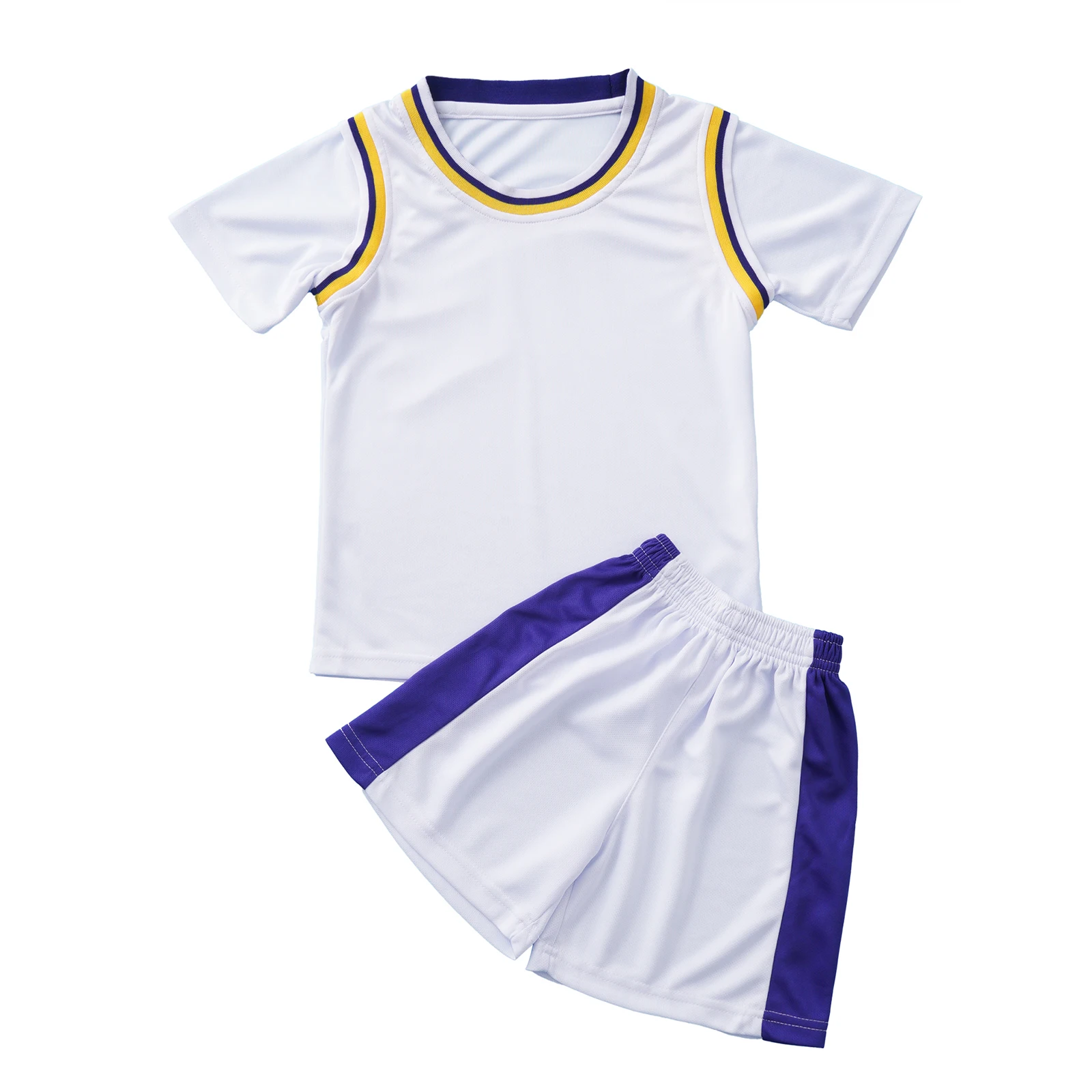 

Kids Boys Summer Basketball Sets Sports Suit Short Sleeves Breathable T-shirt and Shorts Sportswear Running Football Tracksuits